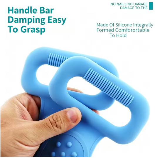 Dual-Sided Silicone Bath Scrubber | Soft Exfoliating Body Brush