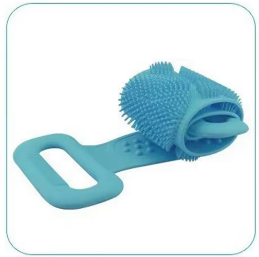 Dual-Sided Silicone Bath Scrubber | Soft Exfoliating Body Brush