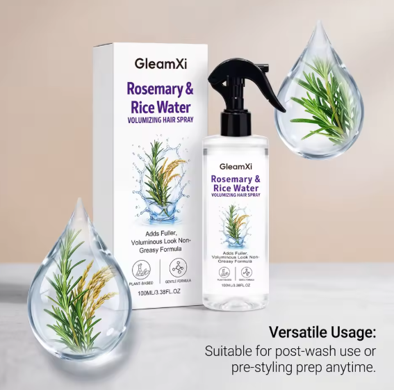 Rosemary & Rice Water Hair Mist | Botanical Hair Care