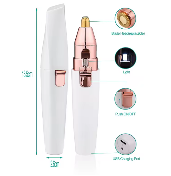 2-in-1 Precision Facial Trimmer | Everyday Beauty Tool