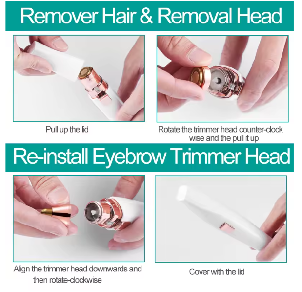 2-in-1 Precision Facial Trimmer | Everyday Beauty Tool